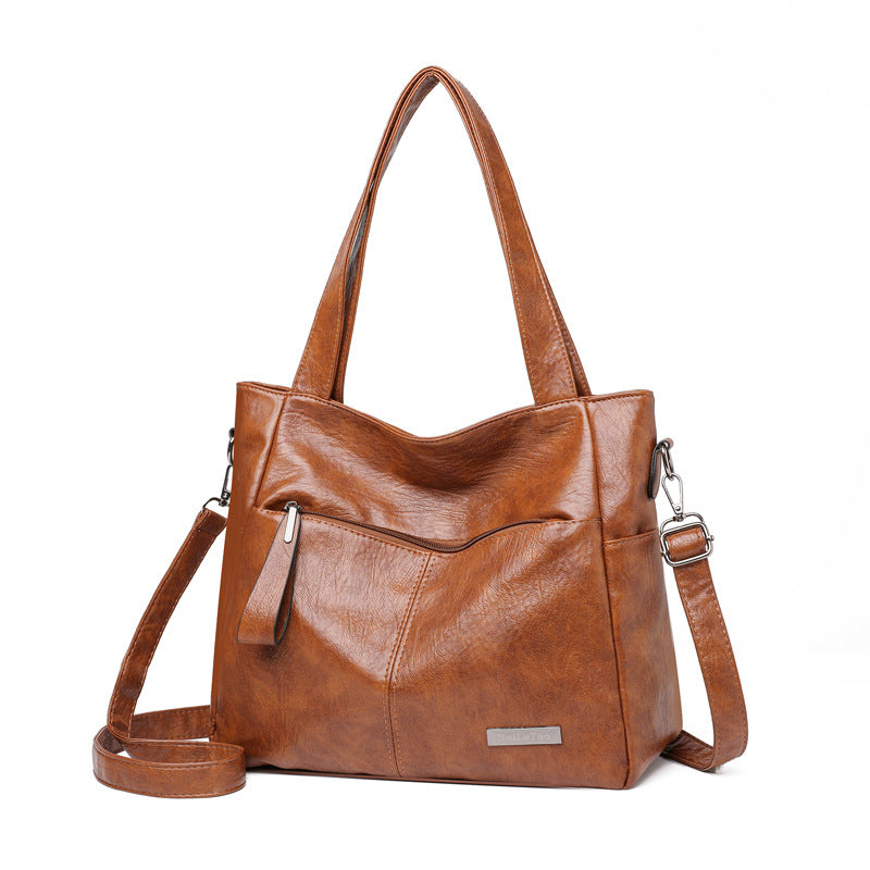 Retro Popular Large Capacity Underarm Shoulder Bag Versatile Handbag