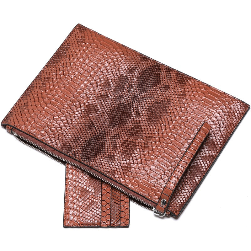 Python pattern women's handbag