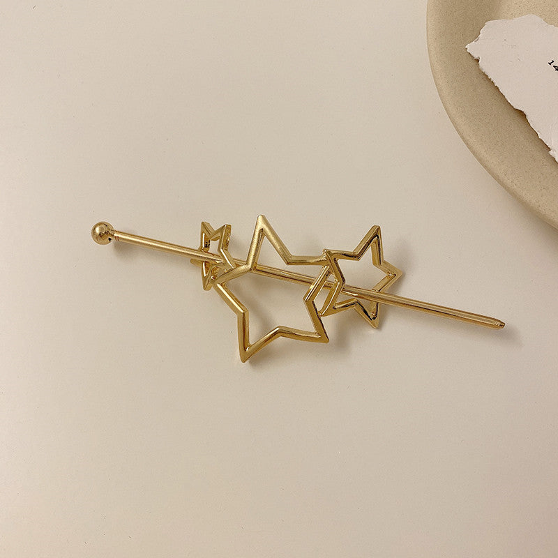 Metallic Cold Wind Simple Modern Hairpin