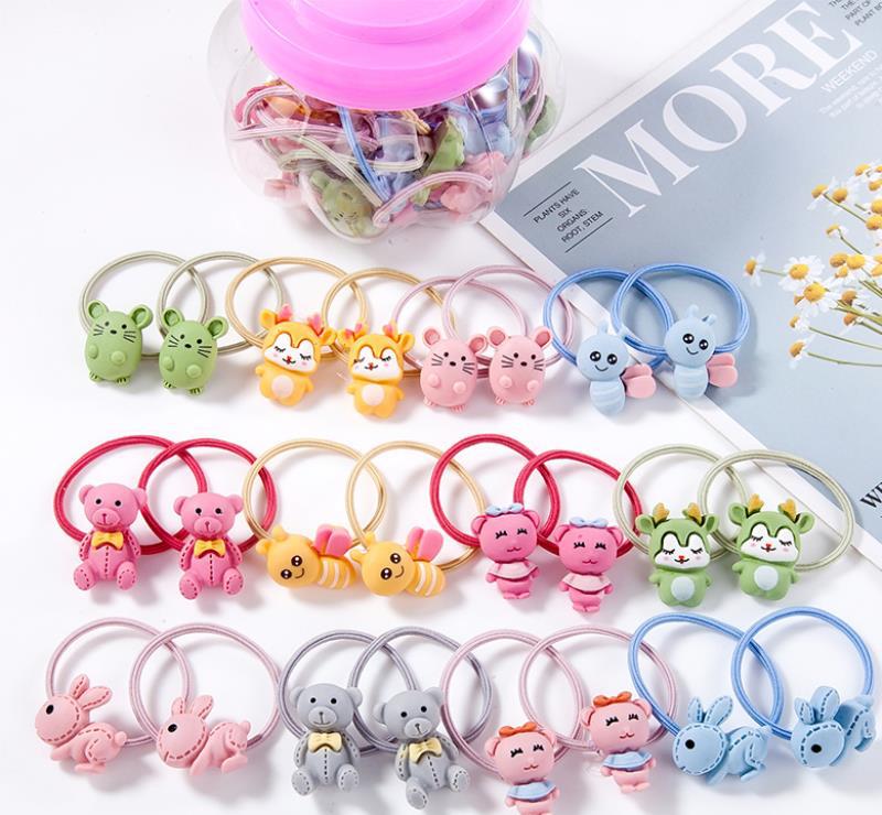 Rubber band hair tie hair baby headband