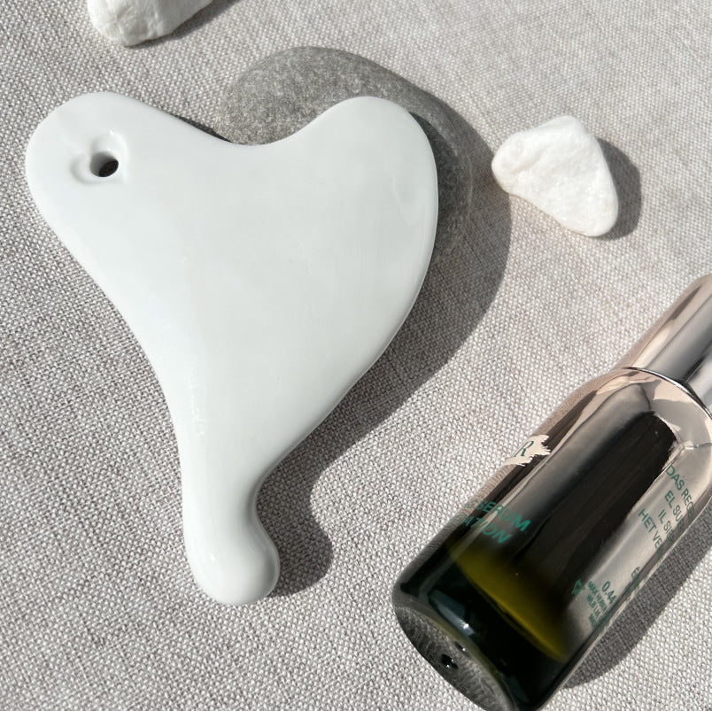 Ceramic Scraping Facial Massage Beauty Board