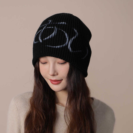 Woolen Cap Children's Autumn And Winter Big Head Circumference Knitted Hat Traveling And Shopping