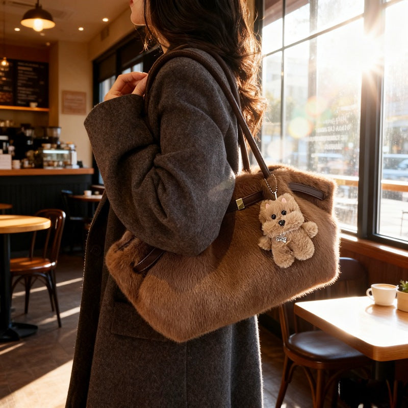 Simple Versatile Single-shoulder Tote Bag