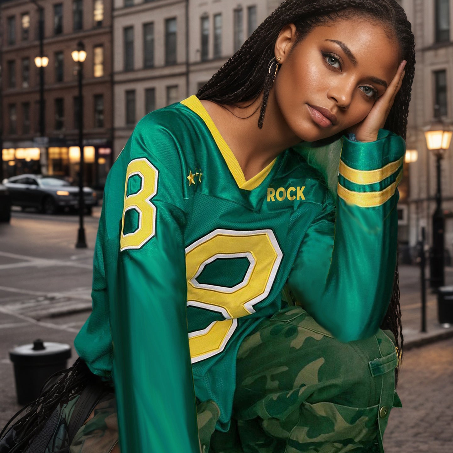 Printing Color Contrast Quick-drying Sportswear Comfortable Loose Top