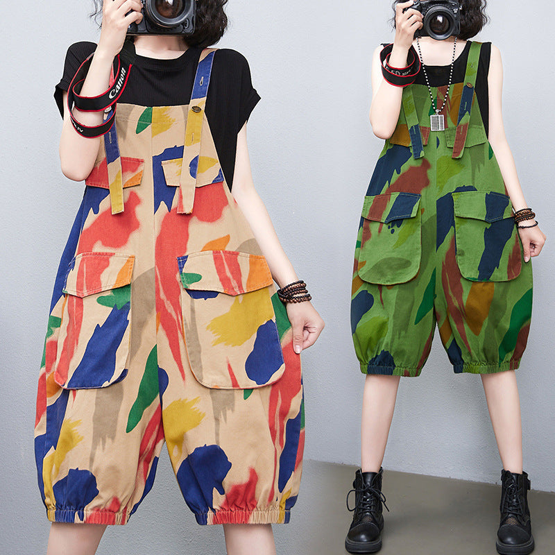 Denim Colored Lantern Strap Pants