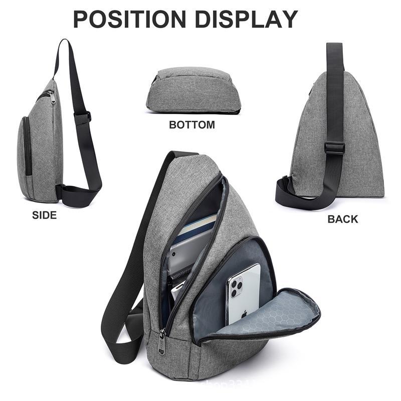 Men's Outdoor Leisure Waterproof Oxford Cloth Shoulder Bag
