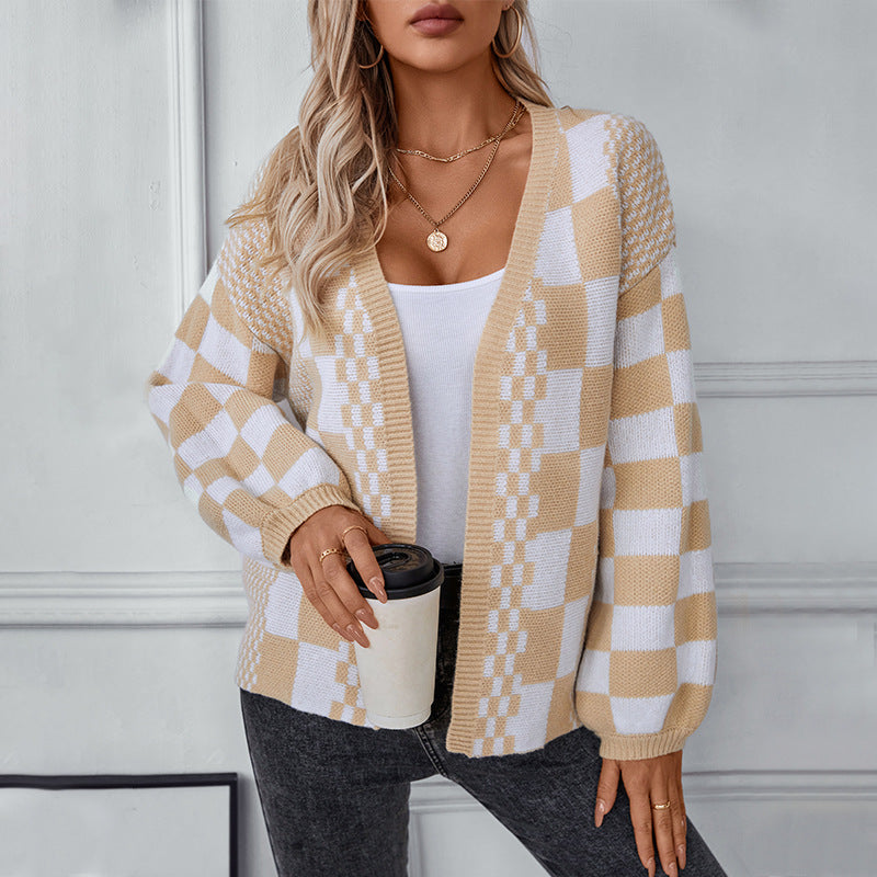 Women Sweater Loose Lantern Sleeve