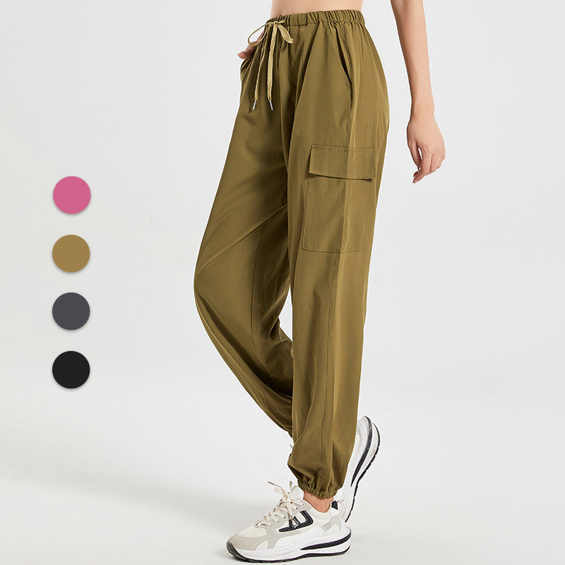Sport Women's Thin Ankle-tied Sweatpants Running Sports Yoga Pants