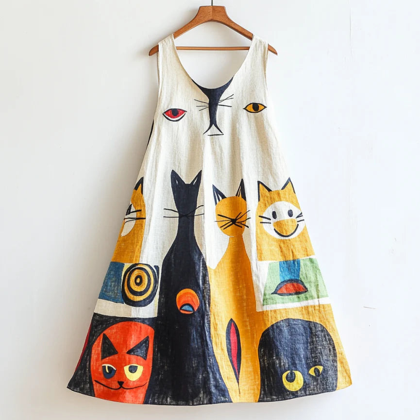 Spring Concise Commuter Artistic 3D Dress