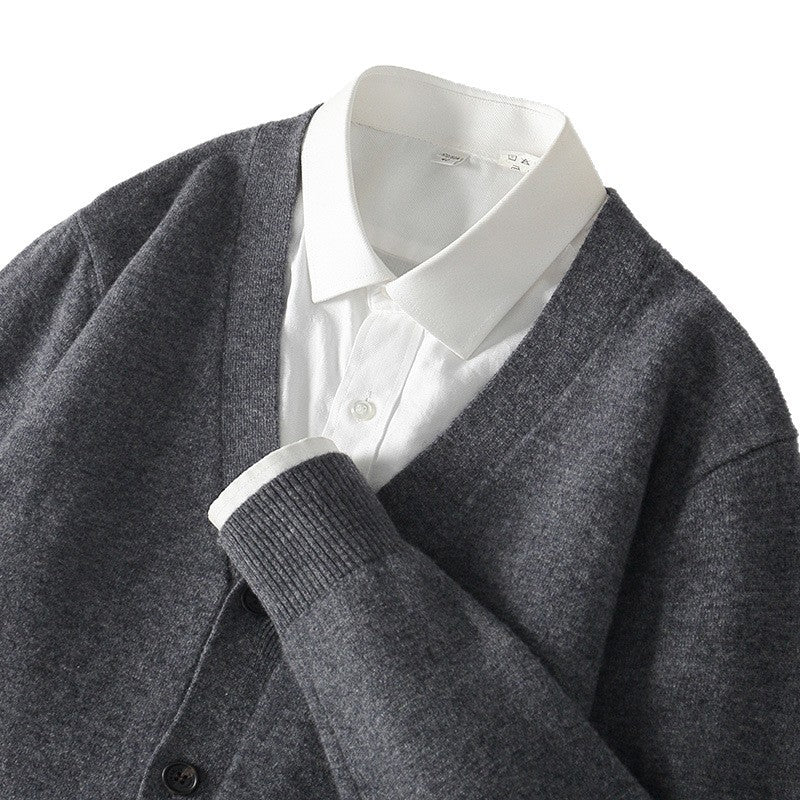 Ungdommelig business-casual strikket modejakke i store størrelser