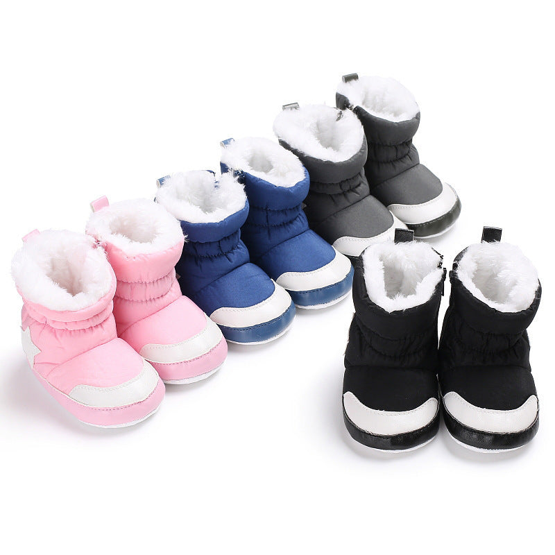 Shoes Soft Bottom Snow Boots Five Pointed Star Thickening