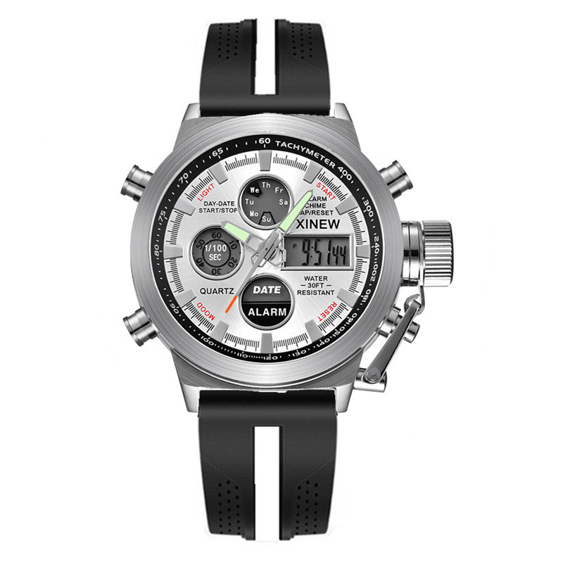Men's Fashion Belt Multi-functional Watch