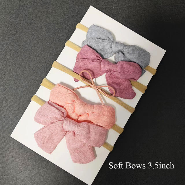 Baby Bow Tie Hair Hoop Nylon