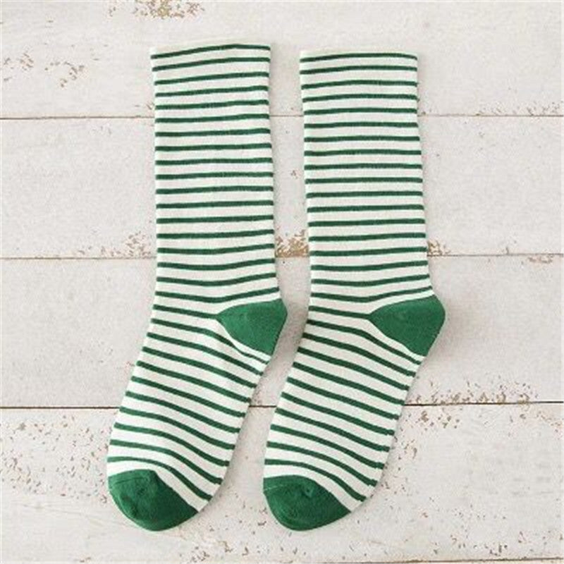 Fashion Japanese Horizontal Striped Women's Socks