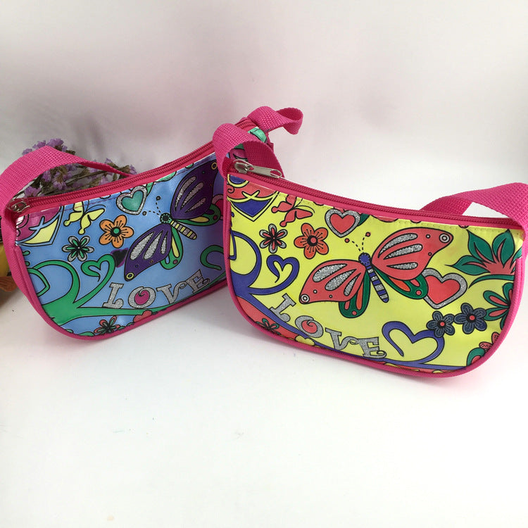 Children's Puzzle Color Tote Diy Painted Graffiti Bag