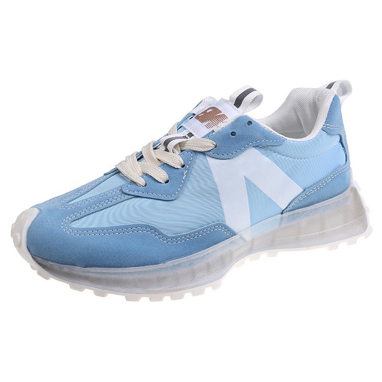 Thick-soled Lace-up Casual Sneakers For Female Students
