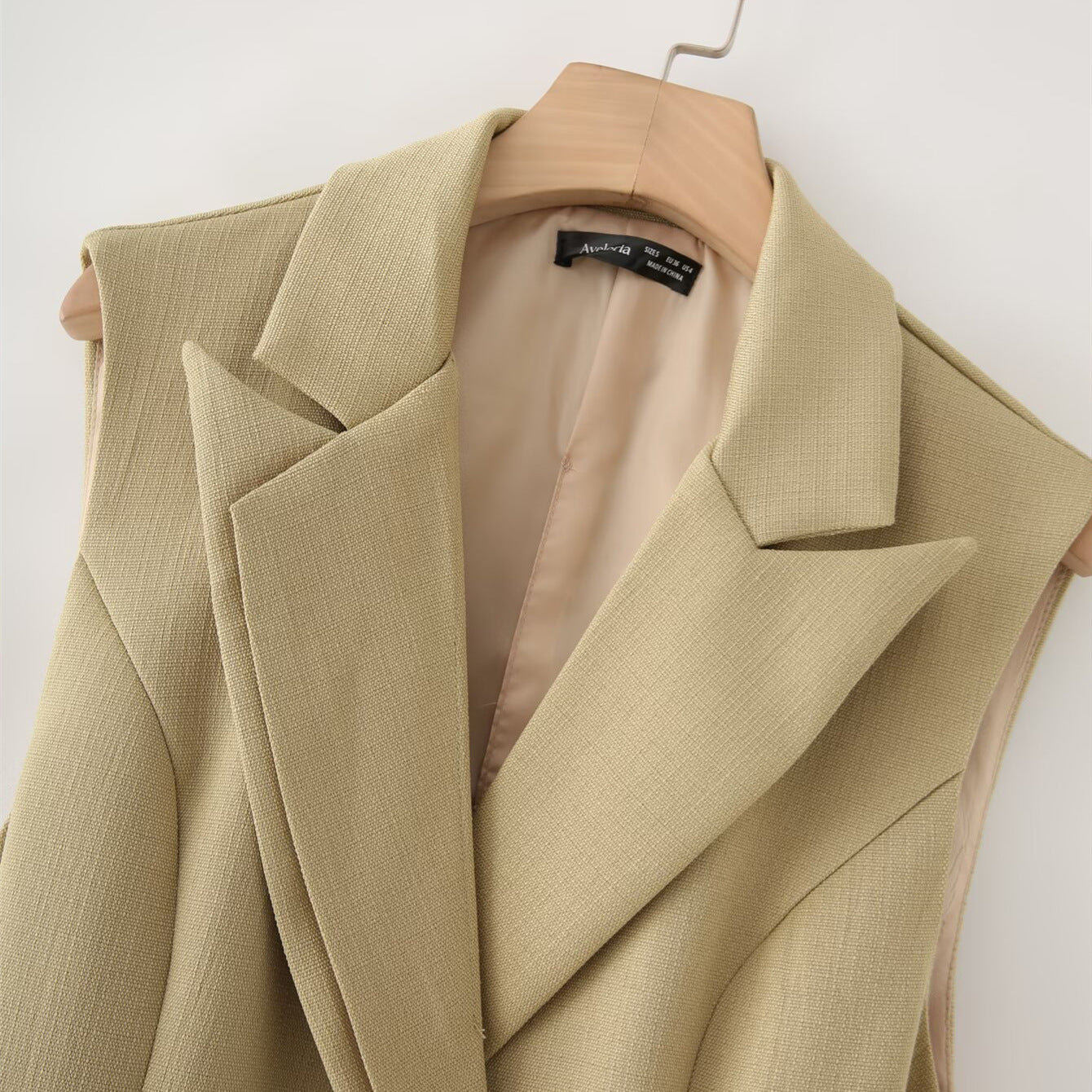 European And American Style Temperament Commute Trendy Backless Irregular Suit Vest