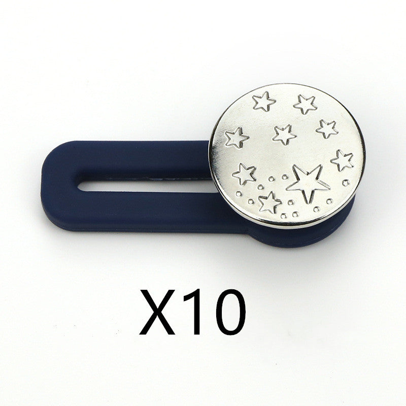 No Sew Jeans With Adjustable Expansion Waist Button