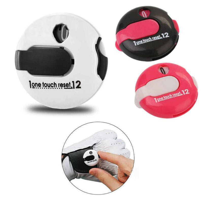 Round Golf Hat Clip Scoring Device Mini Score Stroke Counter