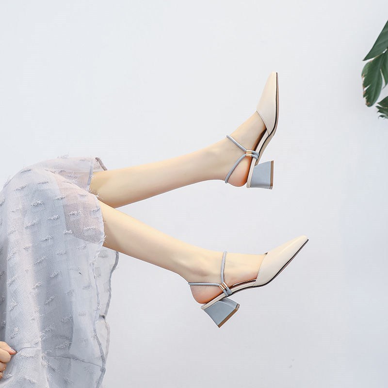 Fairy Mid-heel All-match Lady Single Shoes