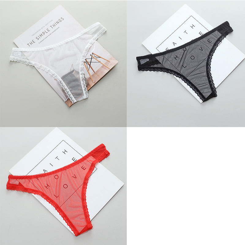 Ladies Fashion Full Transparent Panties T-Line