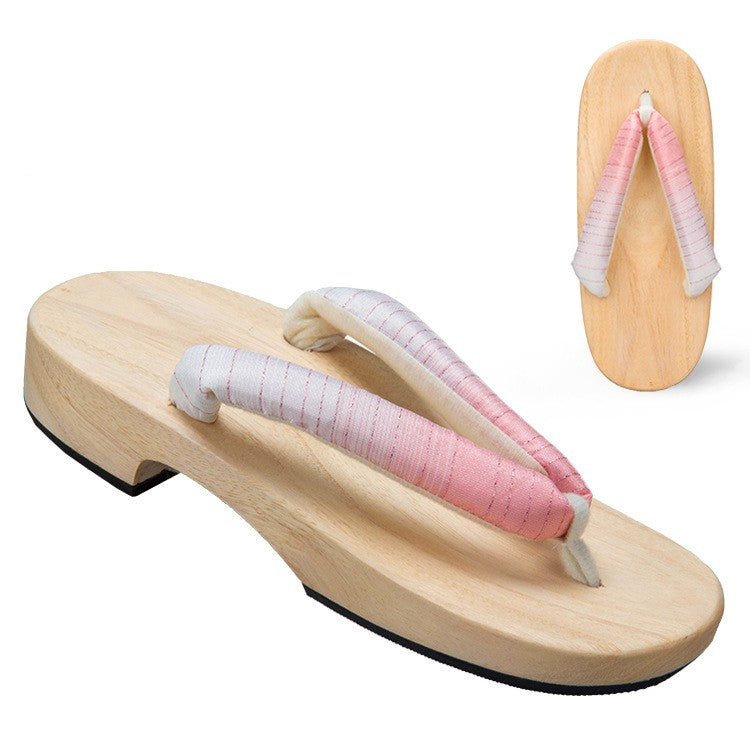 Gradient Solid Color Thick Heel Daily Slippers Clogs