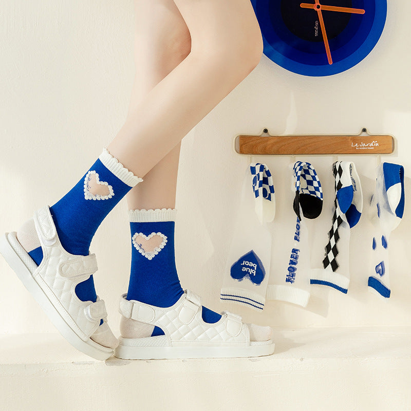 Transparent Spring And Summer Sweat-absorbing Glass Silk Socks