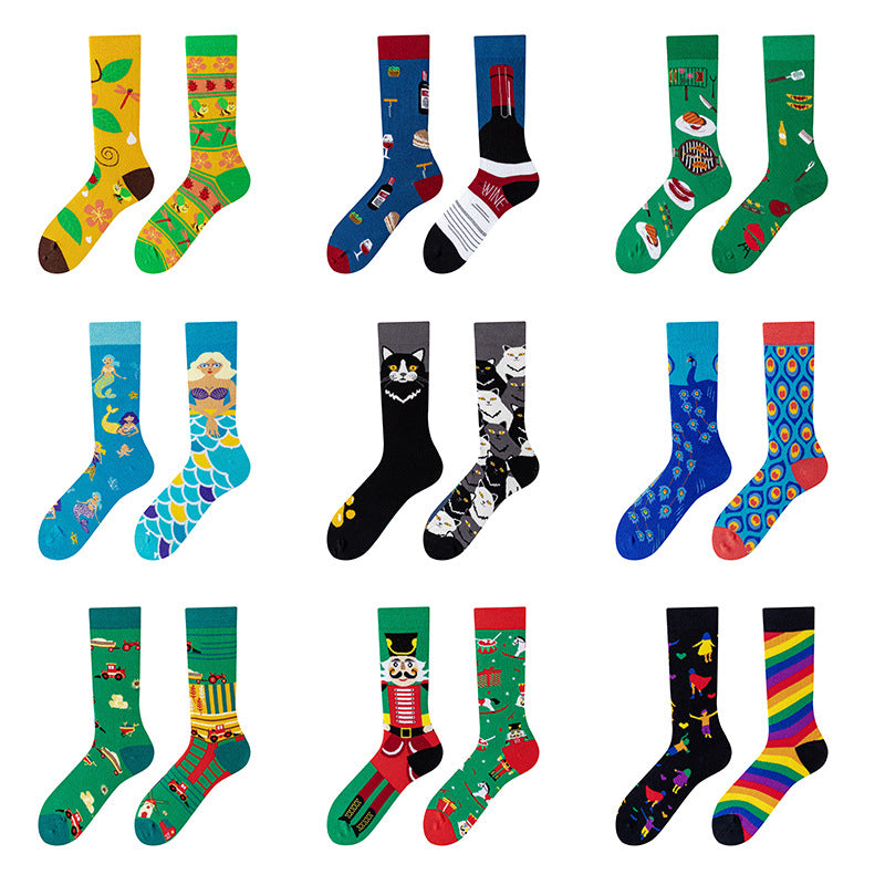 Creative Cartoon Long Tube Cotton Socks