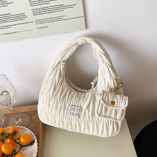 Korean All Ins Handbag Popular Single Shoulder Fold Underarm Bag