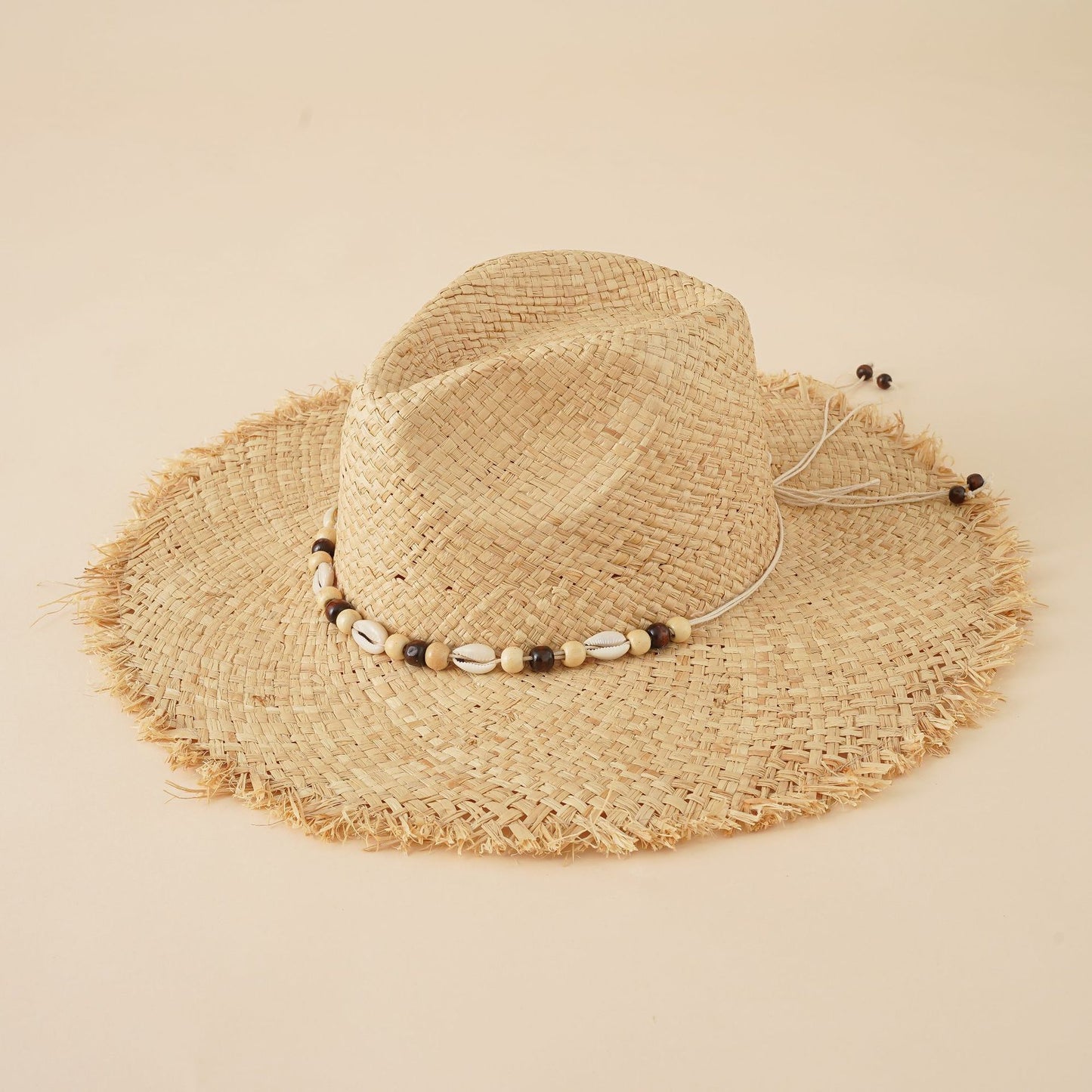 Raffia Women's Beach Big Brim Hat