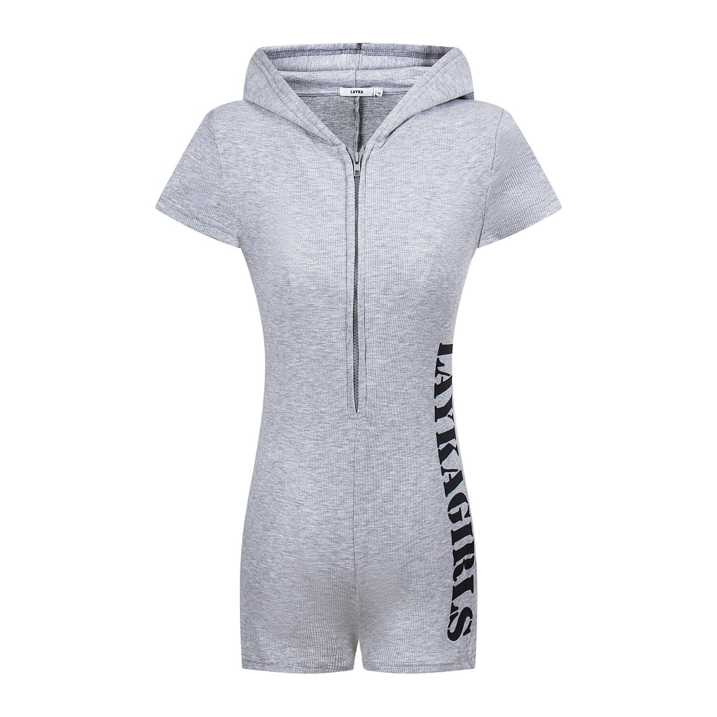 Sexy Hot Girl Letter Hooded Jumpsuit