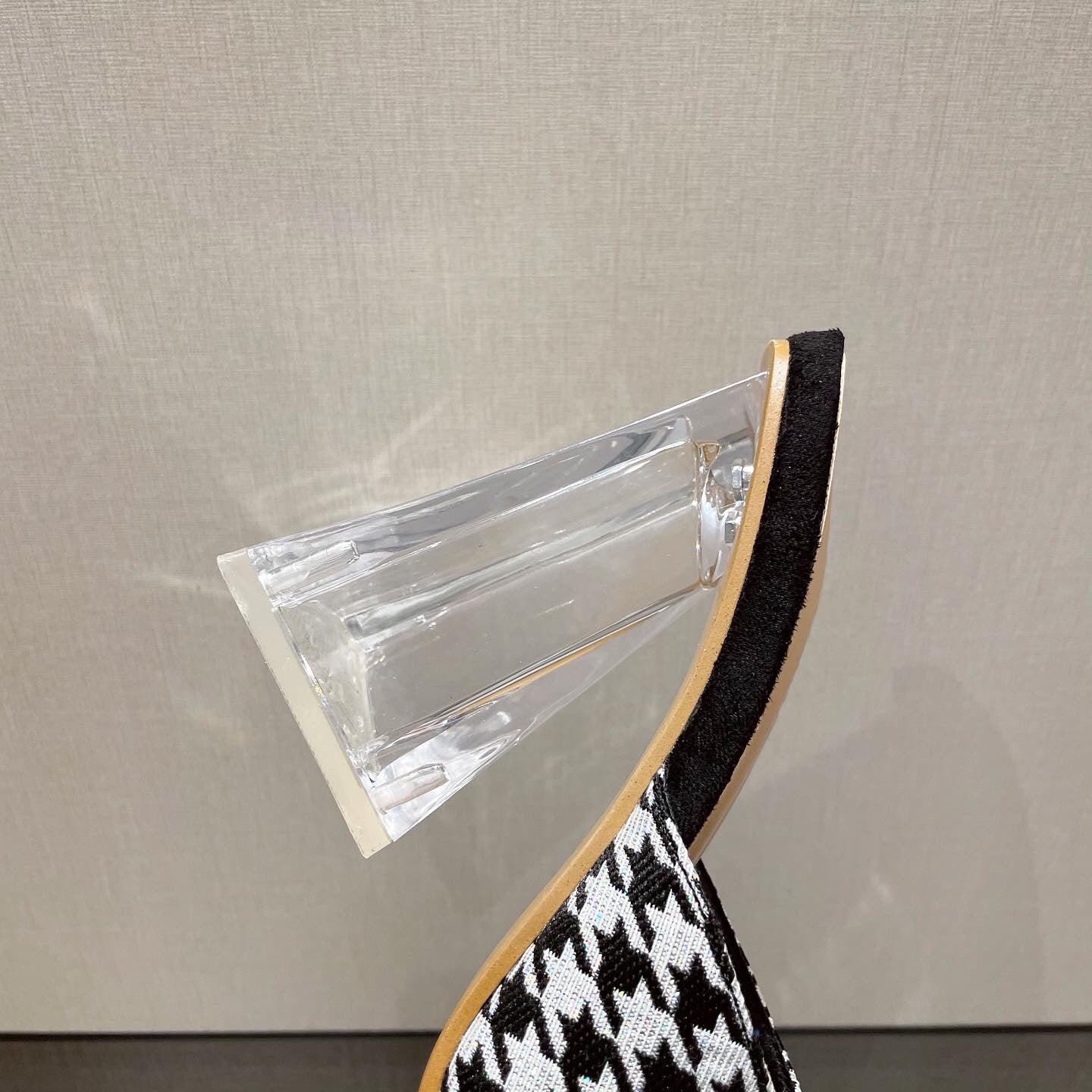 Fashion Women's Square Toe Crystal Heel Sandals