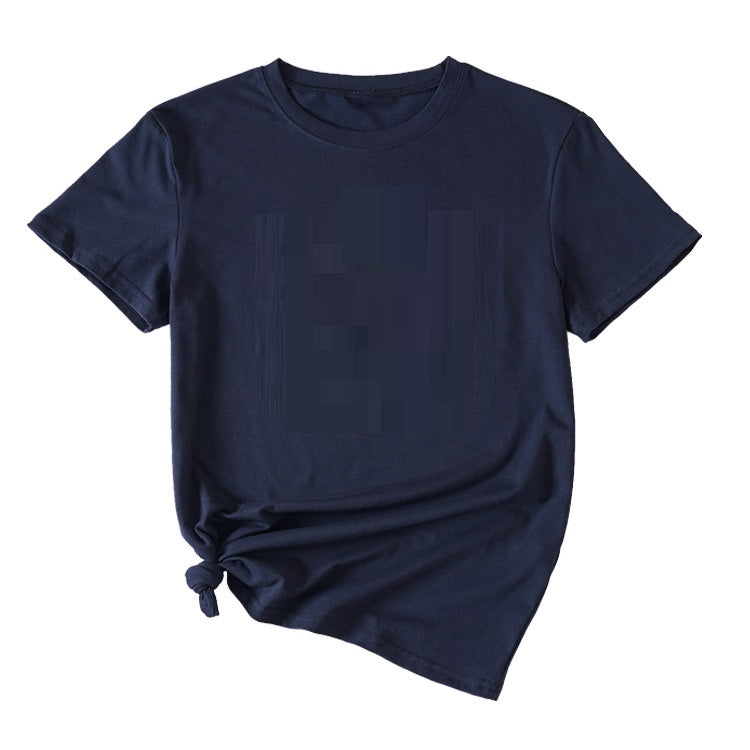European And American Meaningless Universal Social Club Digital Printing Casual Round Neck T-shirt