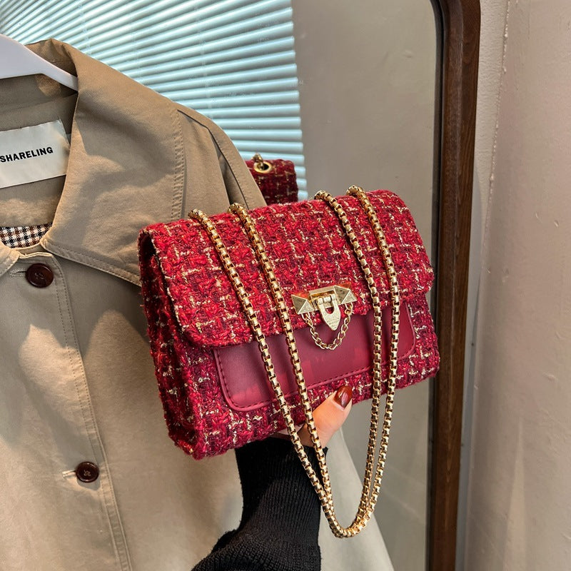 Women's Fashion Simple Single Shoulder Crossbody Bag