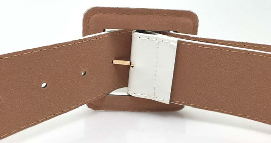 Unisex Belt Simple Square Buckle Ladies Fashion