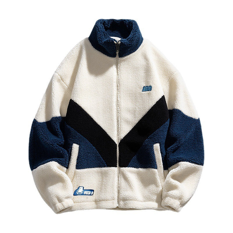 Lamb Wool Polar Fleece Cotton-padded Jacket