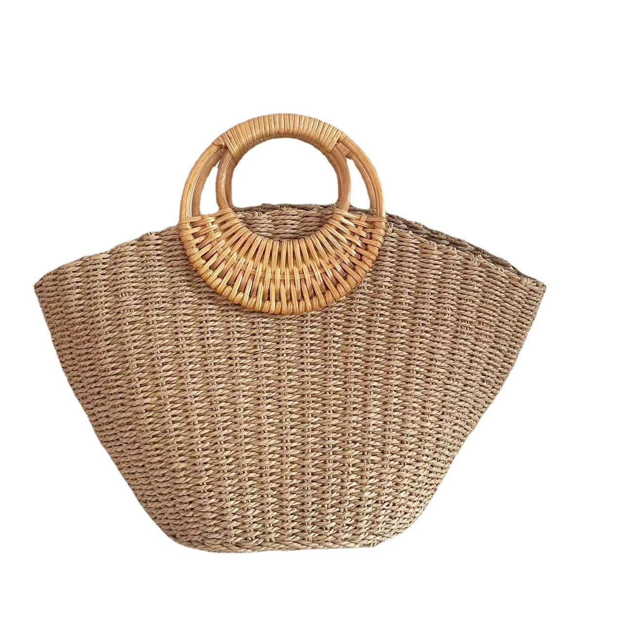 New Handheld Grass Woven Simple Woven Women's Bag