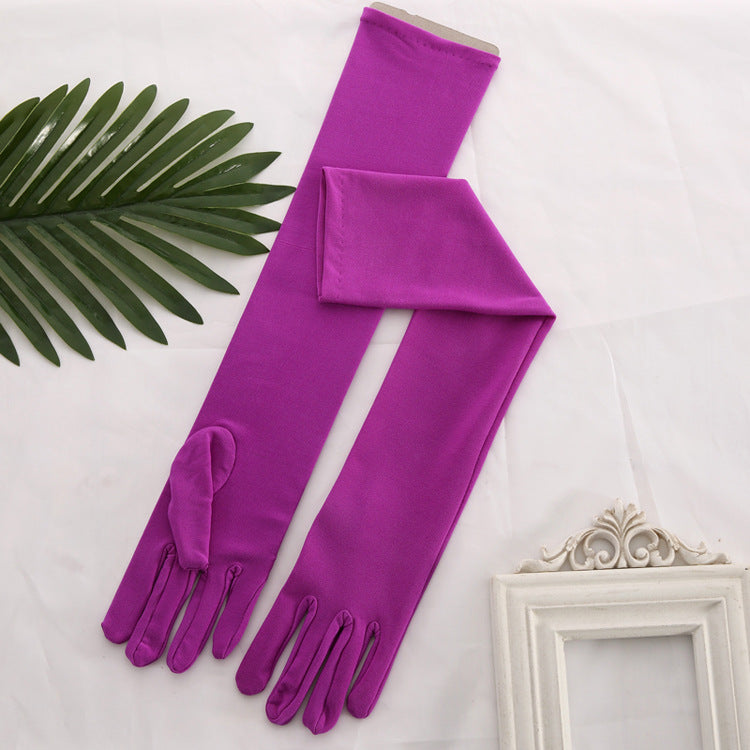 50cm Over Elbow Performance Matte Stretch Gloves