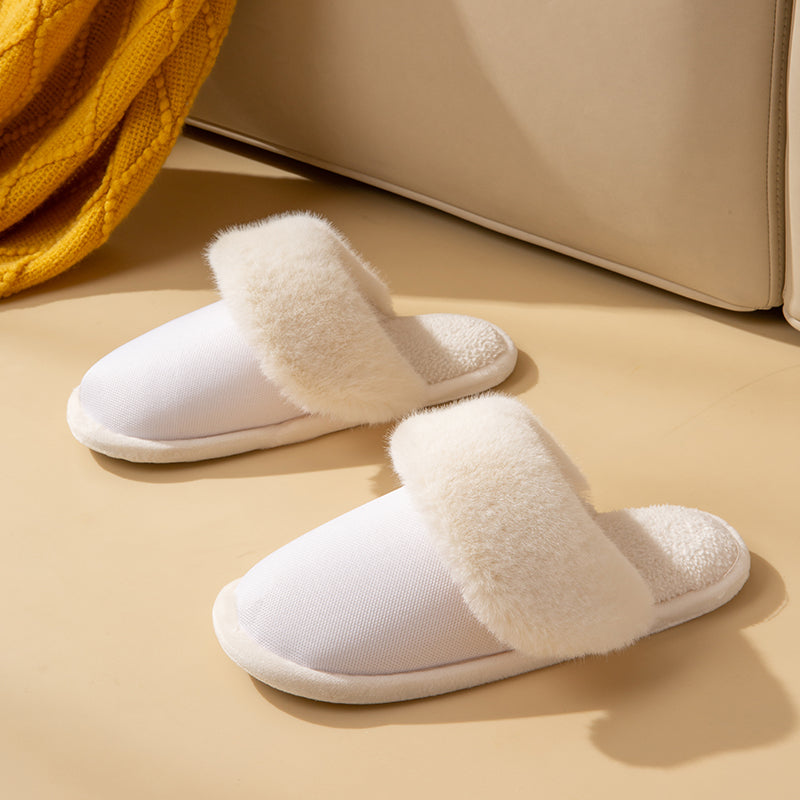 Removable Cotton Lovely Slippers In Winter