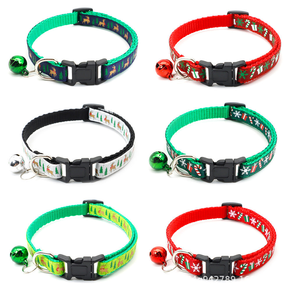 Christmas Bell Dog With Pet Collar Decoration