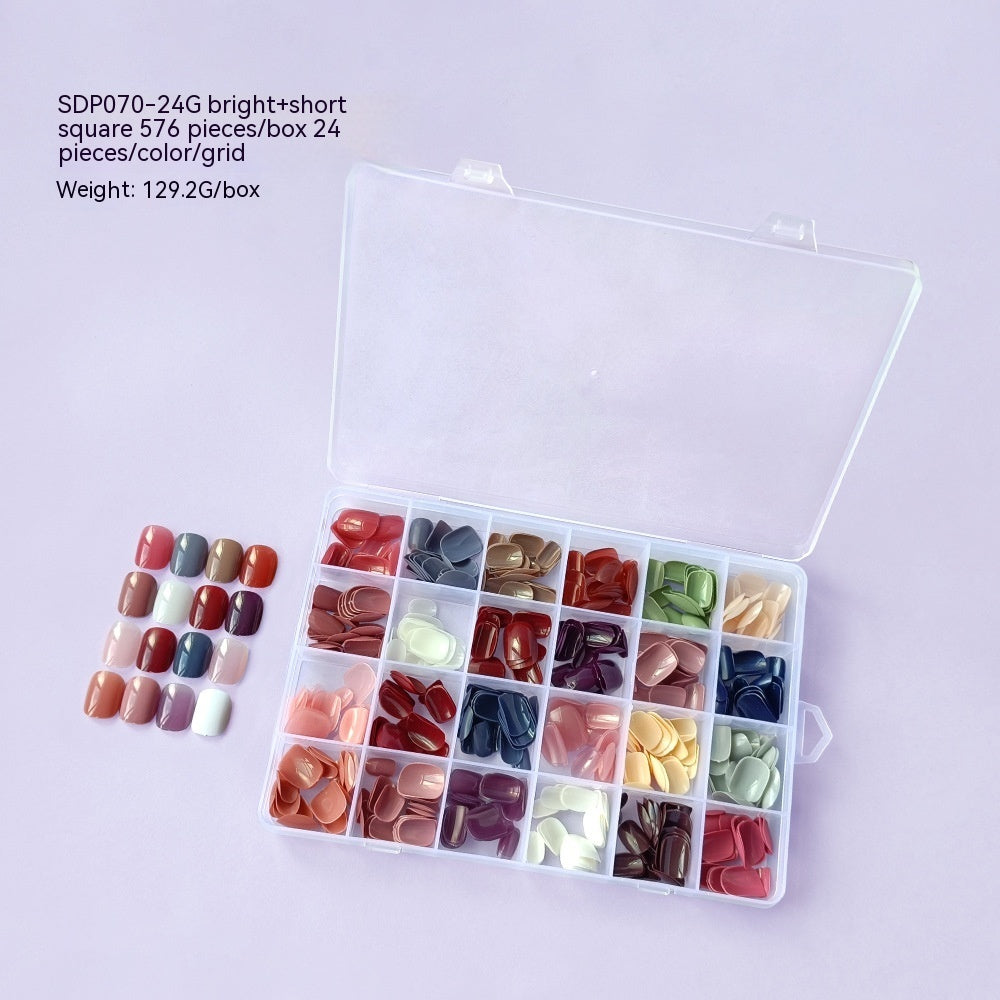 Solid Color Glossy Matte Square Plastic Box Ballet Wear Armor