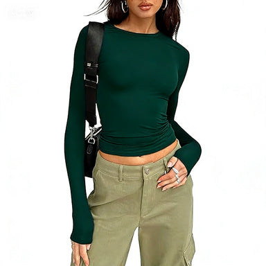 Women's Base-layer Round-neck Long-sleeve Top