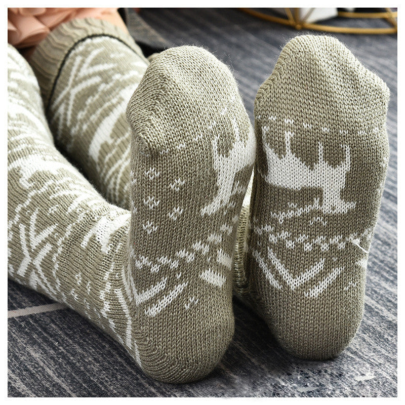 Wool knitted stockings