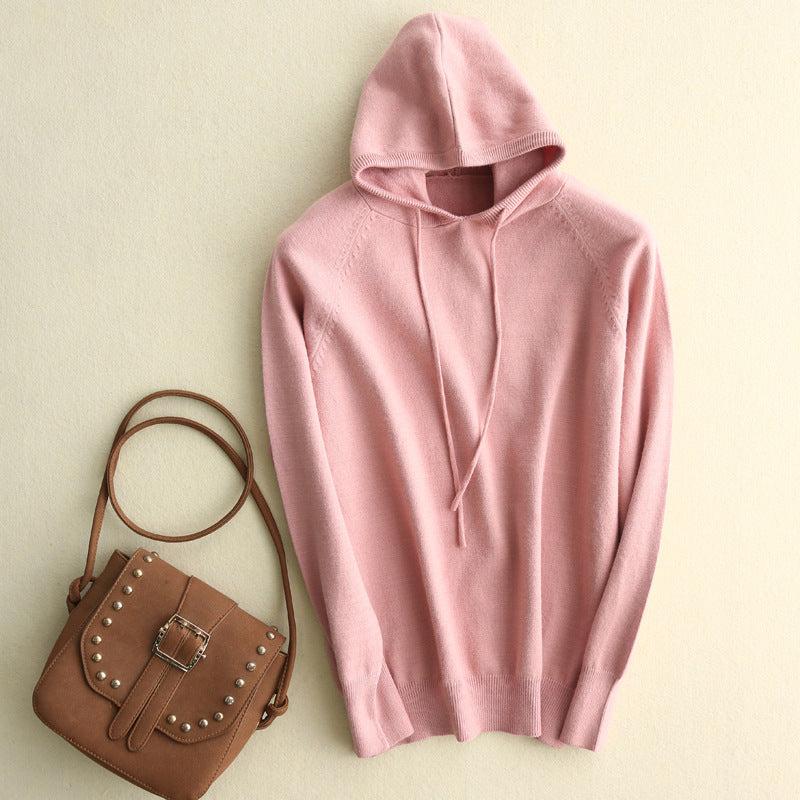 Womens Stylish Solid-color Hooded Jacket That Goes With Everything