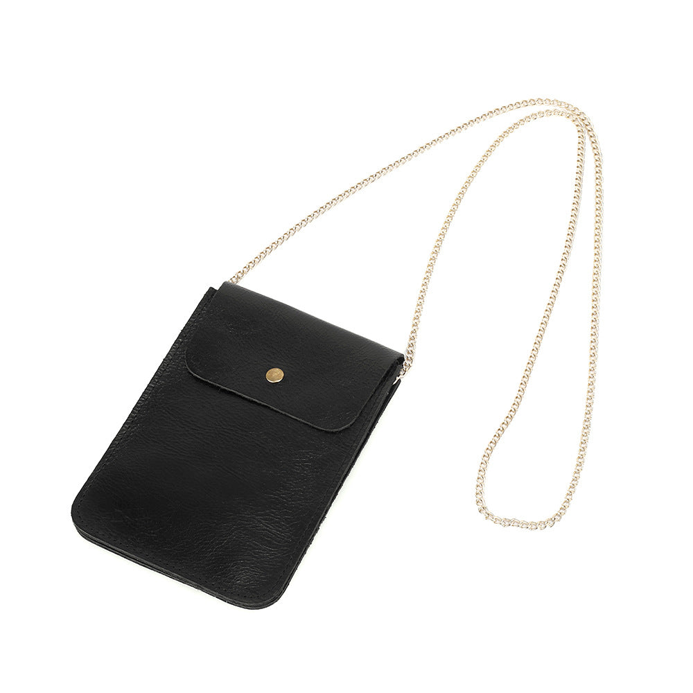 Women's Fashionable And Versatile Head Layer Cowhide Clutch Bag