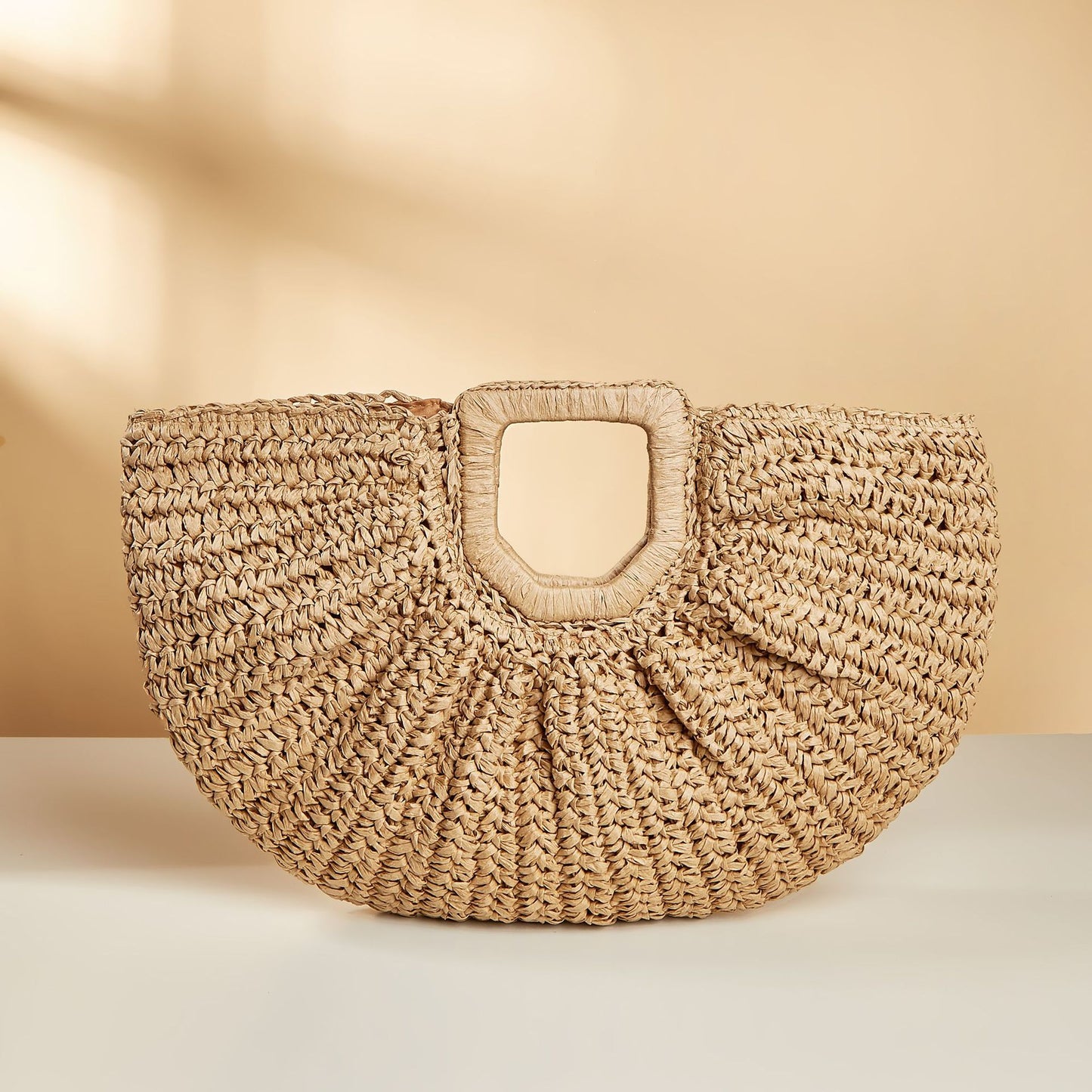 Women's Fashion Casual Vintage Hand-carried Straw Bag