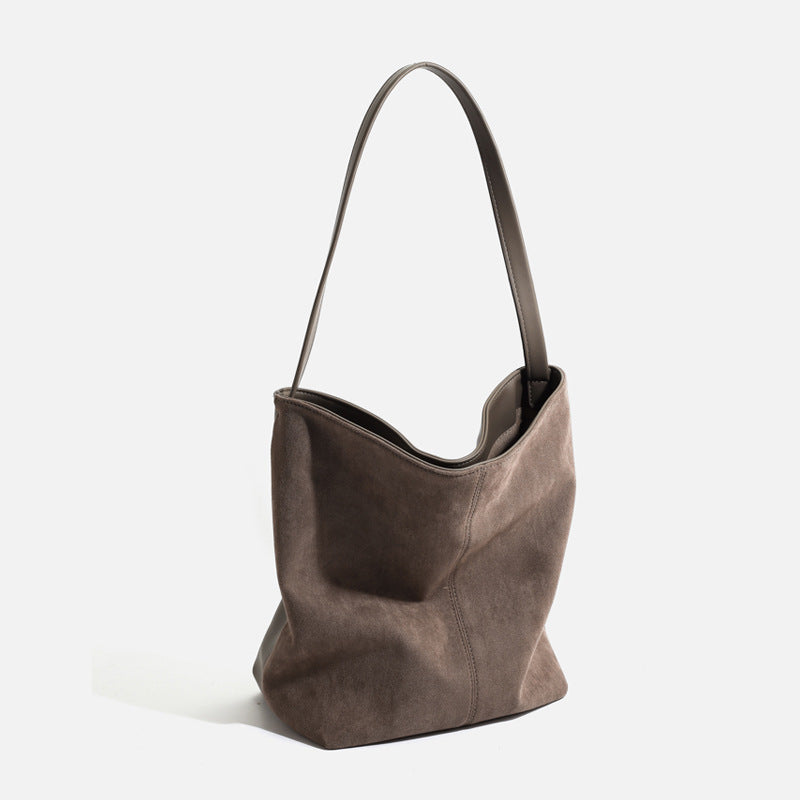 Womens Retro High-Capacity Bag For FallWinter