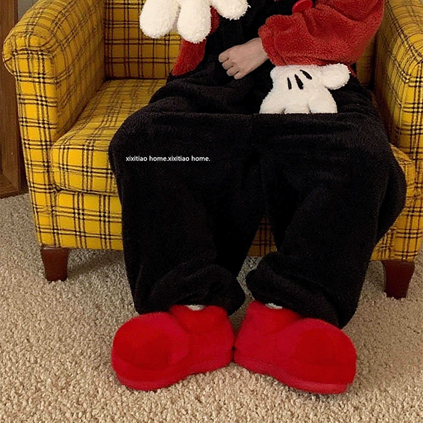 Cute Fashion Big Head Furry Boots For Women