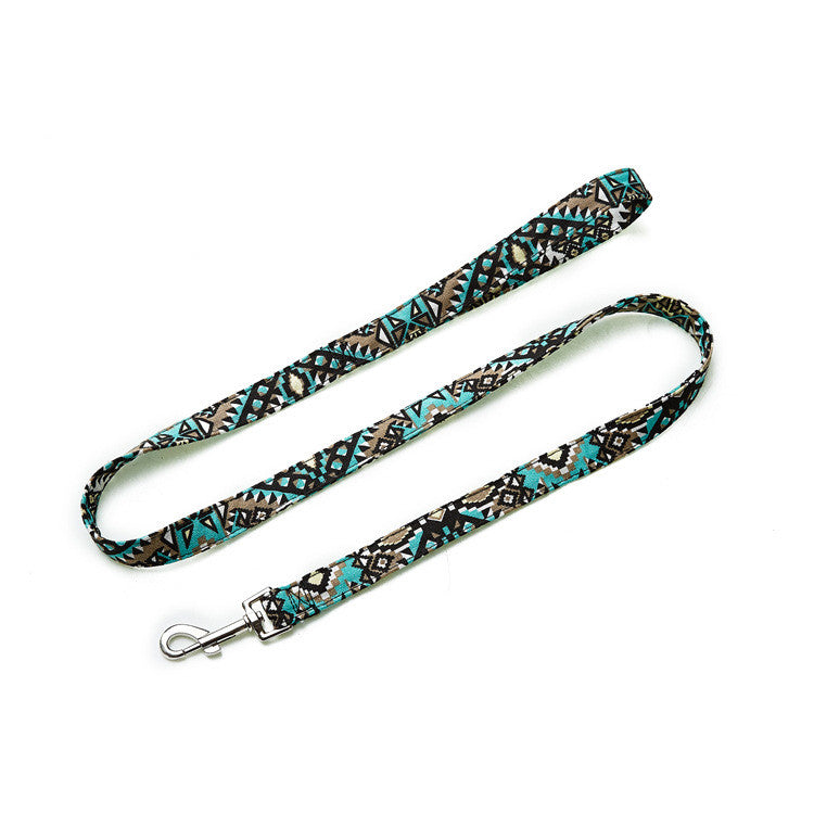 Ethnic bohemian colored traction rope