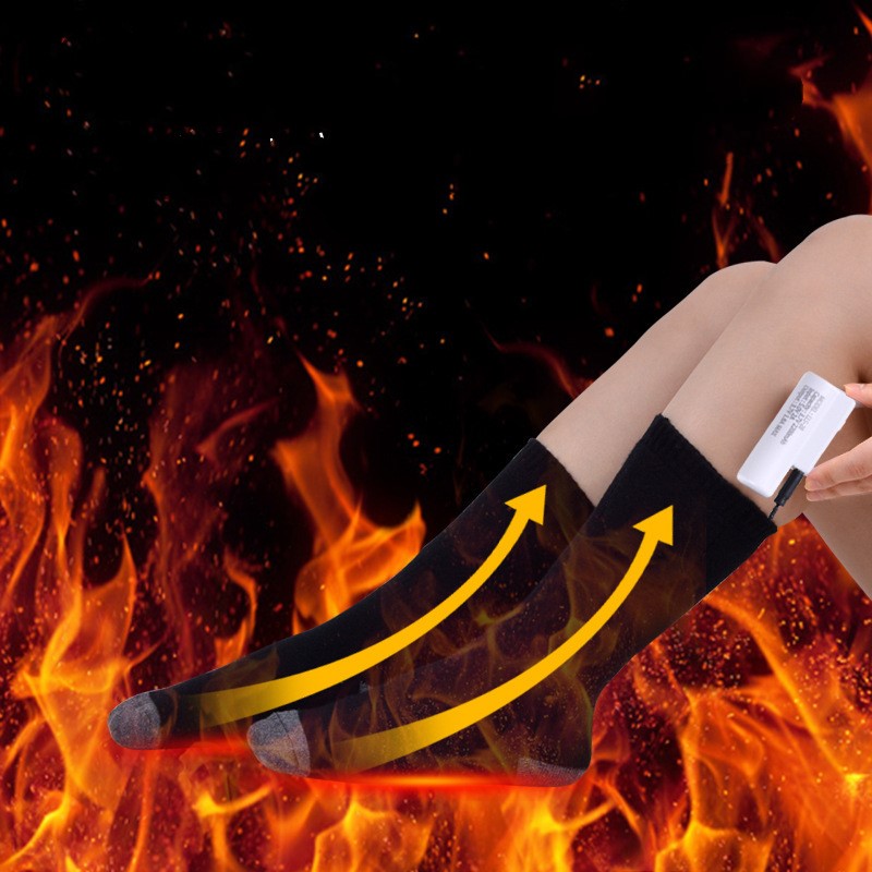 Lithium battery warm electric socks